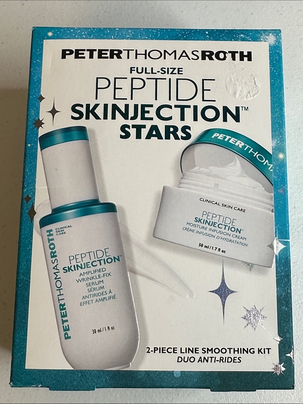 Peter Thomas Roth Peptide Skinjection Stars 2-Piece Set full size products!